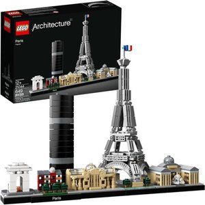 Architecture Paris Skyline, Collectible Model Building Kit with Eiffel Tower